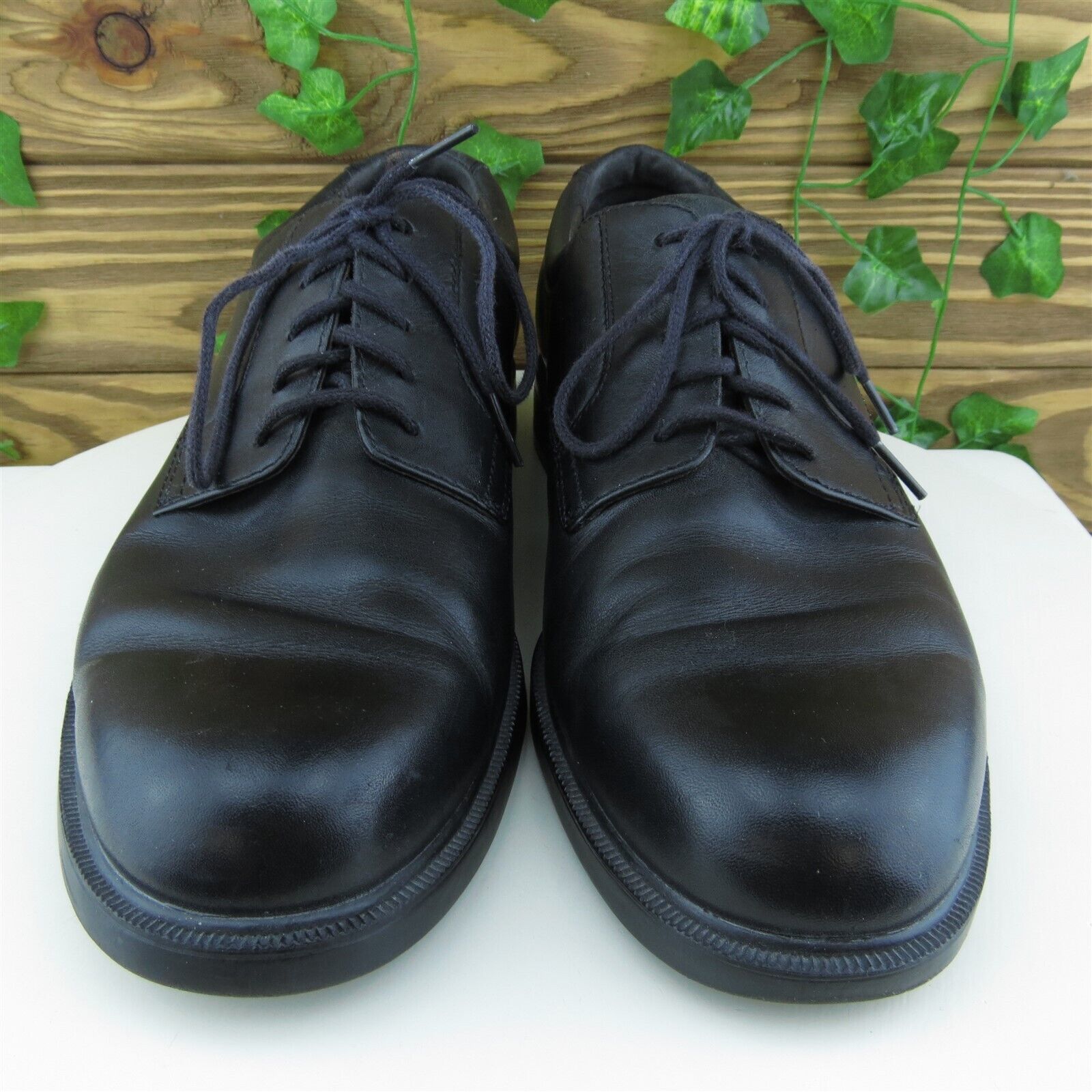 Primary image for Rockport Men Derby Oxfords Shoes  Black Leather Lace Up Size 10 Medium (D, M)