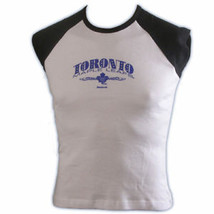 Toronto Maple Leafs Reebok NHL Hockey Dazzled Women&#39;s Short Sleeve T-Shirt M-XXL - £11.18 GBP