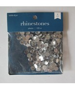 Hildie &amp; Jo Plastic Rhinestones Clear Flat Back 8mm, 120 ct - €5,97 EUR
