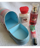 BBW Strawberry Pound Cake Travel Sizes &amp; Valentines Cardboard Mailbox Gi... - $38.03 CAD