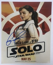 Emilia Clarke Signed Autographed &quot;Solo: Star Wars&quot; Glossy 8x10 Photo - COA/Card - £42.50 GBP