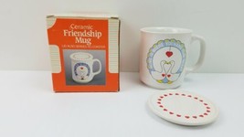 Vintage Ceramic Friendship Mug With Lid  Home Is Where You Hang Your Heart - £15.88 GBP