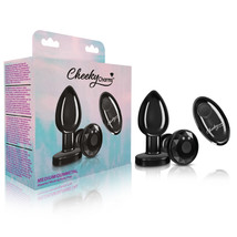 Cheeky Charms Vibrating Butt Plug Gunmetal Medium - £53.25 GBP