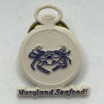 Maryland Seafood Crab City State Tourism Plastic Lapel Hat Pin Pinback - $5.95