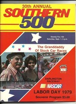 1979 Southern 500 Nascar Race Program Darrell Waltrip - £57.28 GBP