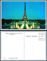 France Postcard - Paris, Eiffel Tower, Twa G31 - £2.35 GBP