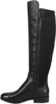 New $300 Black Womens 6.5 Cole Haan Leather Stretch Boots Tall Knee NWT Izzy - £221.82 GBP