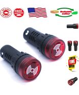 2 Pack of 12V High Brightness Buzzer with Red LED Indicator for Reliable... - $280.49 MXN