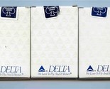 3 Delta Airlines Sealed Decks of Playing Cards We Love to Fly and It Shows - £14.24 GBP