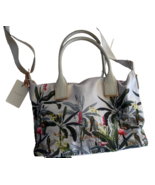 Ted Baker NWT Handbag with shoulder strap. Pistachio Flamingo Jungle motif. - $157.95 CAD