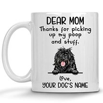 Personalized Portuguese Water Dog Coffee Mug, Custom Dog Name, Customized Gifts  - £11.98 GBP