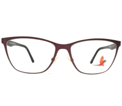 Maui Jim Eyeglasses Frames MJO2104-89M Burgundy Red Purple Cat Eye 53-15 - $29.69