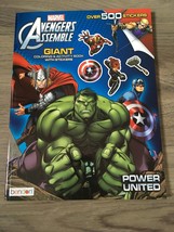 Marvel Avengers Assemble Giant Coloring and Activity Book 500+ Stickers NEW - £9.32 GBP