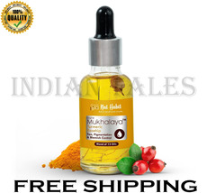 Nat Habit Turmeric Rosehip Mukhalaya Face Oil For Tan, Pigmentation Control 30ml - £21.54 GBP