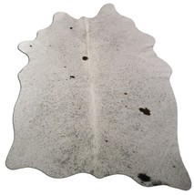 Speckled Cowhide Rug Size: SMALL 5 1/4&#39; X 4&#39; Brown/White Cowhide Rug C-1225 - £77.08 GBP