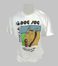 1995 Dog Jog Los Angeles L. A. Fun Run Encino Balboa Park T-Shirt Single Stitch - £18.18 GBP