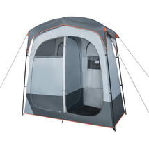 2 Rooms Oversize Privacy Shower Tent with Removable Rain Fly and Inside ... - £116.90 GBP