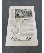 National Geographic Waltham Watches Know the Works Print Ad KG - £8.93 GBP