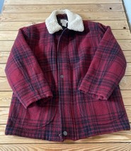 Vintage Wind River Men’s Full Zip Heavy Wool Buffalo Plaid coat Size L R... - £61.36 GBP