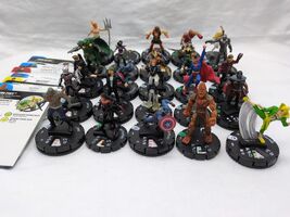 Lot Of (25) Marvel DC Heroclix Figures Commons And Uncommons *Partial Ca... - €21,20 EUR