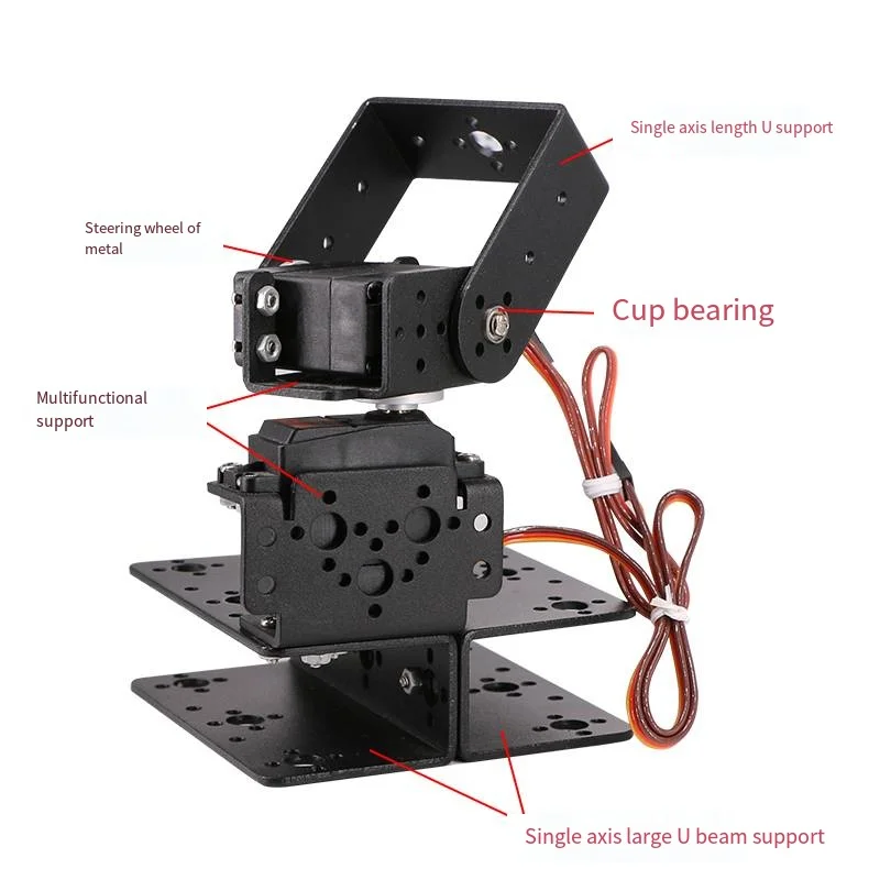 DIY 2 DOF Rotatable Rotary Robot Arm Base Platform 20kg Digital Servo Raspber - £16.81 GBP+