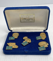 Walt Disney Classic Collection Pin Set WDCC 1992-1996 5th Anniversary - $22.72