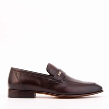 The Ashford Brown Baby Buffalo Leather Loafer Men Shoe image 4
