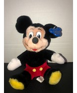 A Disney Original Seated Mickey Mouse 7&quot; Plush-Disneyland WDW With Plast... - $13.65 CAD