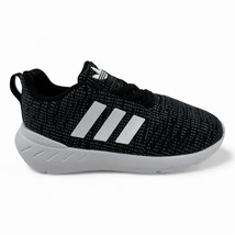 Adidas Swift Run 22 EL Black White Baby Toddler Athletic Sneaker - £30.00 GBP