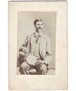 Cabinet Photo of Man with Musical Instrument, Elkton, Kentucky (3.5 x 5.... - $8.60