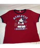 Main Street By Disney 2XL 100% Cotton Red Classic Mickey Mouse T-Shirt - $282.06 MXN