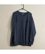 Reebok Long Sleeve Sweatshirt Tee Top Teal Blue Green 3XL Pullover Crew ... - €16,30 EUR