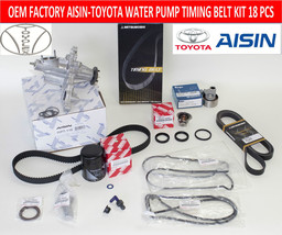 New Toyota Aristo Turbo 2JZGTE Factory Oem Timing Belt Water Pump Housing Kit - £252.63 GBP