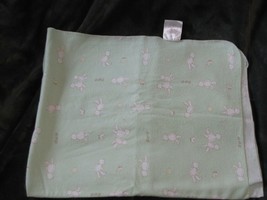 Baby Martha Stewart Teddy Bear Duck Receiving Blanket Cotton Flannel Swaddle - £23.34 GBP