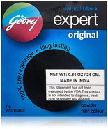 Godrej Ezee Expert Original Powder Hair Colour, 24g (Pack of 8) - Natura... - $10.21