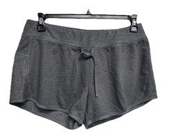 Champion Women&#39;s Athletic Shorts Cotton Jersey Style Dark Gray Size L - $9.62