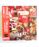 Springbok Coke Adds Life to Everything Nice 2000 pc Jigsaw Puzzle Coca C... - $18.80