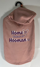 Youly Pet Dog Hoodie “ Home Is Where My Hooman Is” Pink ❤️ Large NWOT - $12.86