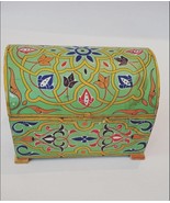 The last Hand Painted Domed Chest Box, Moroccan wooden Jewelry box, Anti... - £146.25 GBP