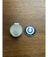 INDIANAPOLIS COLTS 1&quot;  Diameter GOLF BALL MARKER with clip - $6.00