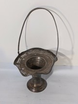 R. Wallace &amp; Sons Sterling Silver Pierced Hinged Handled Basket 159 gr 12 - $4,848.65 MXN