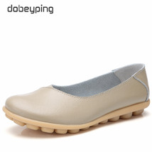 New Spring Autumn Shoes Woman Genuine Leather Women Flats Shallow Women&#39;s Loafer - £23.37 GBP