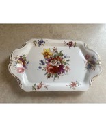 Hamersley &amp; Co. Fine Bone China Floral Design 7.5&quot; x 4.5&quot; Cheese/Meat Tray - $15.83