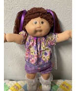 RARE Vintage Cabbage Patch Kid Auburn Poodle Hair Brown Eyes Head Mold #... - €255,01 EUR