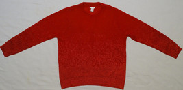 HM Christmas red glittery long sleeve warm sweater, size XL - £6.21 GBP