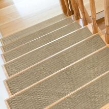 15 Pack Extra Wide Beige Stair Treads - Non-Slip Floors for Dogs, Kids &amp;... - $163.30