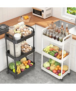 Cart Rack Handle Kitchen Bathroom Office Mobile Snack Multi-layer Multi-... - £28.23 GBP+
