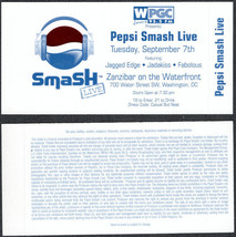 2004 Pepsi Smash Live OTTO Ticket for Jagged Edge, Jadakiss, and Fabolous - £4.72 GBP