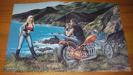 1978 David Mann Illustration - Mountains and Coast - $14.99