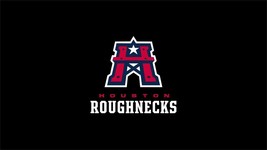 UFL Football Team Houston Roughnecks New Era® Flat Bill Snap Back Cap Hat - £21.22 GBP